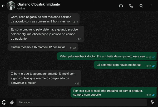 Giuliano Clovalski - Implante