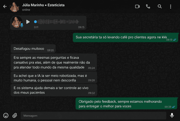 Júlia Marinho - Esteticista